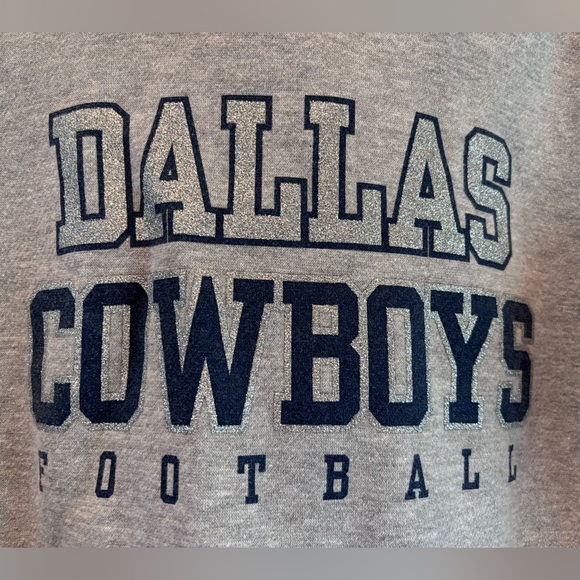Dallas Cowboys, silver glitter, hoodie, S - Picture 4 of 10